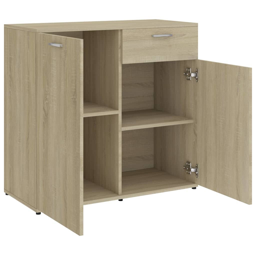 Sideboard Sonoma Oak 160x36x75 cm Chipboard